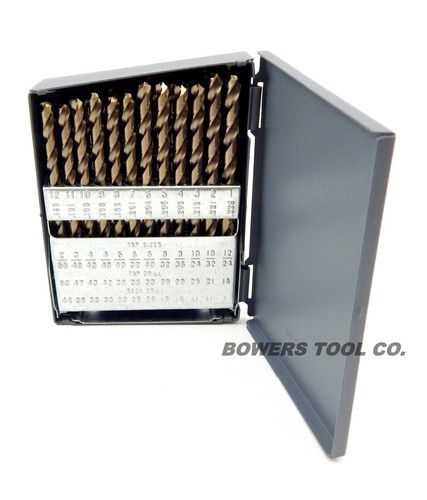 Juego de brocas medidor de alambre Norseman 60 piezas COBALTO M42 NÚMERO con índice #1-60 EE. UU. D-60 - Imagen 2 de 5