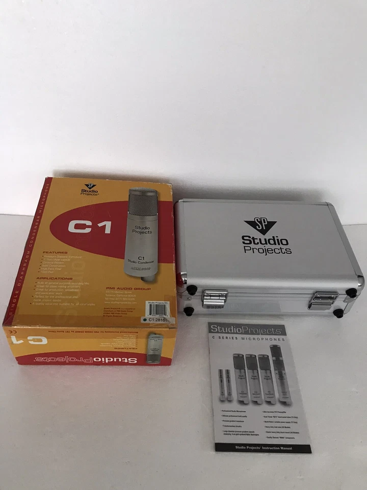 Studio Projects C1 Studio Condenser Single Diaphragm Condenser Microphone - Image 2 of 4