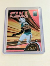 2022 Panini Donruss Elite - Full Throttle Jaylen Waddle #FT5 Red