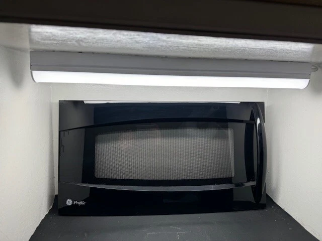 GE Microwave Full Door Assembly Black WB56X10795, WB15X10229 