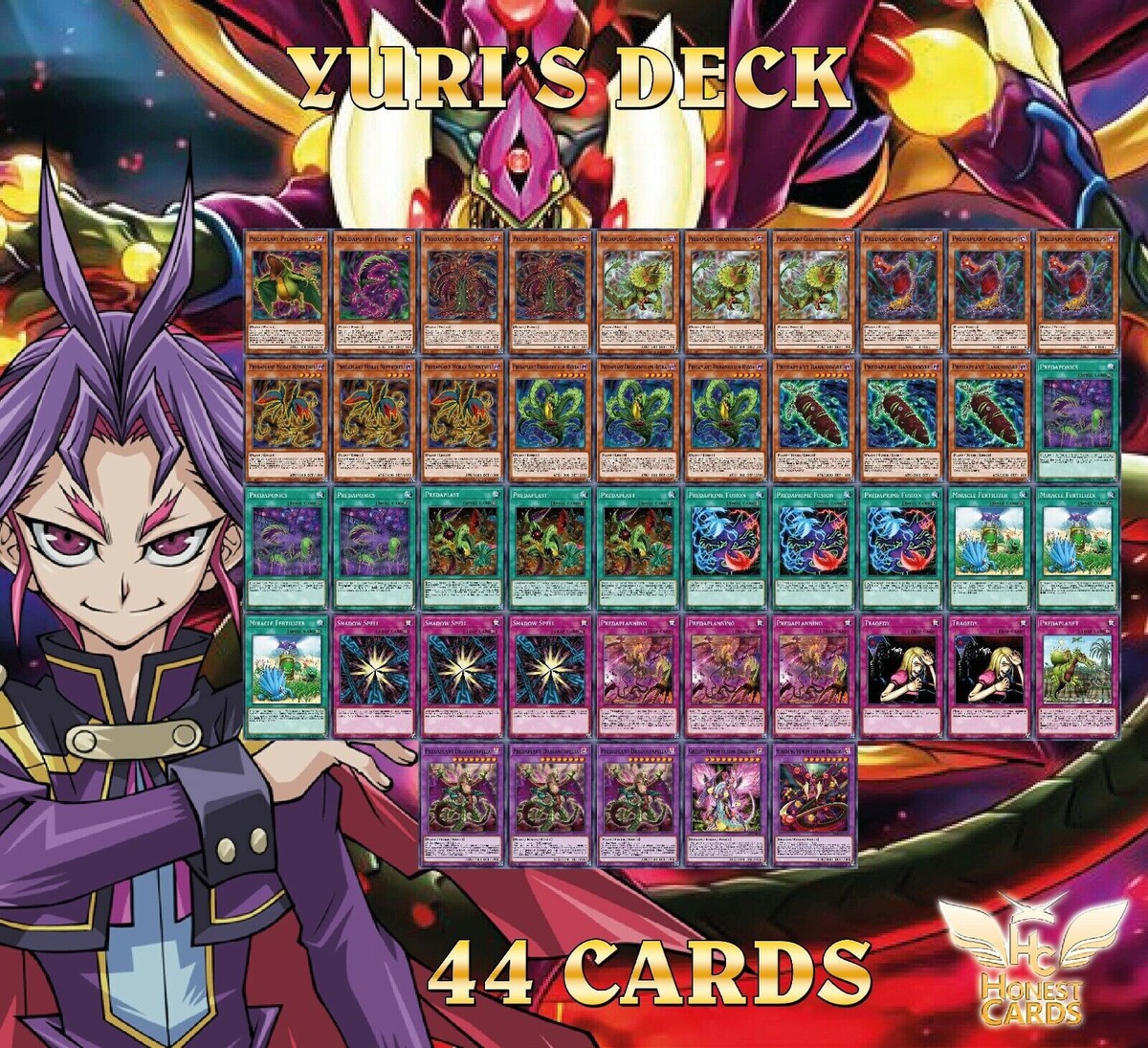 Arc-V! Complete Yuri Deck! Greedy Venom + Starving Venom Fusion D