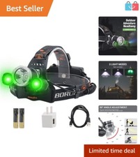 3-Mode Tactical LED Headlamp - Lightweight  Rechargeable for Outdoor Adventures