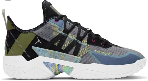 Jordan One Take 2 Wolf Grey Aurora Green