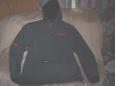 Mens Large Striker Jacket Pullover Renegade Windproof Hooded Fishing Jacket
