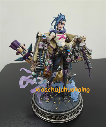 Arcane:League of Legends Jinx 1/7 Figure Statue Model 30.5cm Toy Collection Gift - Picture 15 of 16