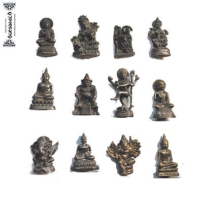 miniatur Ganesh shiva nataraja Tara Garuda Kubera Lakshmi metal gott indien goa