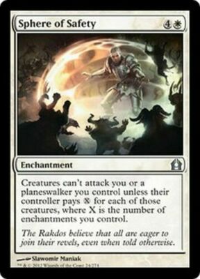 1x SPHERE OF SAFETY - Ravnica/Retro - MTG - Magic the Gathering