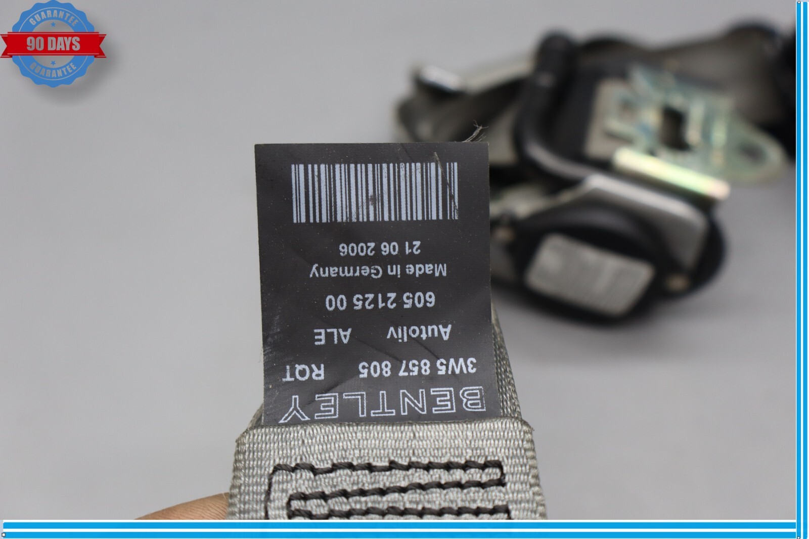 Bentley Continental Flying Spur 2006-2012 Rear Left Seat belt