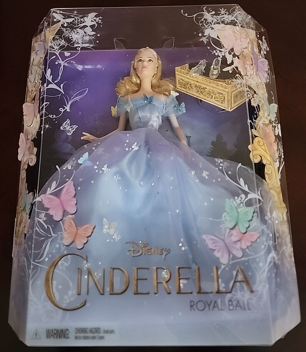  Disney Cinderella Royal Ball Doll NRFB Mattel CGT56 Live Action Movie.