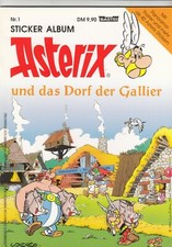 ASTERIX STICKER ALBUM # 1 - Dorf der Gallier - BASTEI VERLAG - TOP