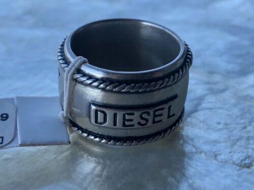 DIESEL D logo ring Silver DX162900DJW | eBay