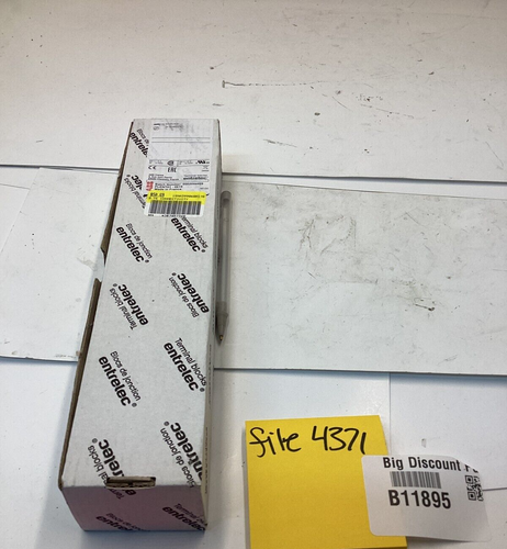 (Qty 1) Entrelec Terminal Blocks PLENT01-0619 600V/15A 26 14AWG, 600V/20A 26 12 - Picture 2 of 4