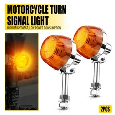 2Pc Turn Signal Light 10mm 12V For CT70 Honda CT90 XL100 CB350 CM400 CB450 CB750