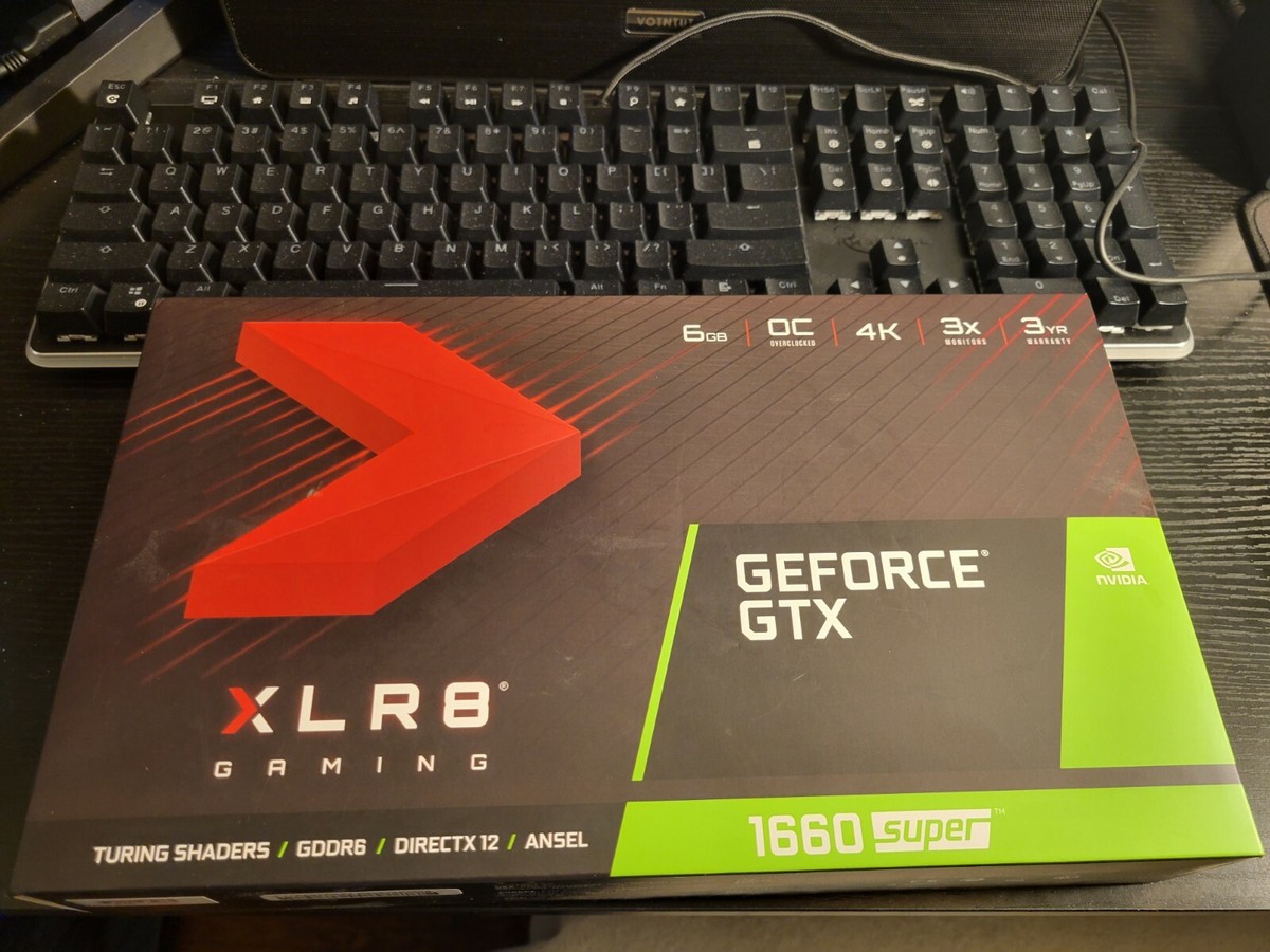 PNY XLR8 GeForce GTX 1660 SUPER 6GB GDDR6 Overclocked Edition Gaming GPU