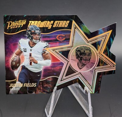 2023 Panini Prestige Justin Fields Throwing Stars Insert SP Case Hit Bears