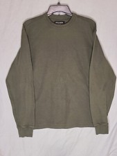 Filson Cotton Crewneck Sweater Olive Green Size Large