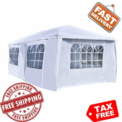 10 X20 White Heavy Duty Portable Garage Carport Car Shelter