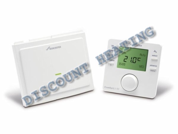 Worcester Greenstar Comfort 2 RF Twin Channel Digital Programmable Room Stat  II | eBay