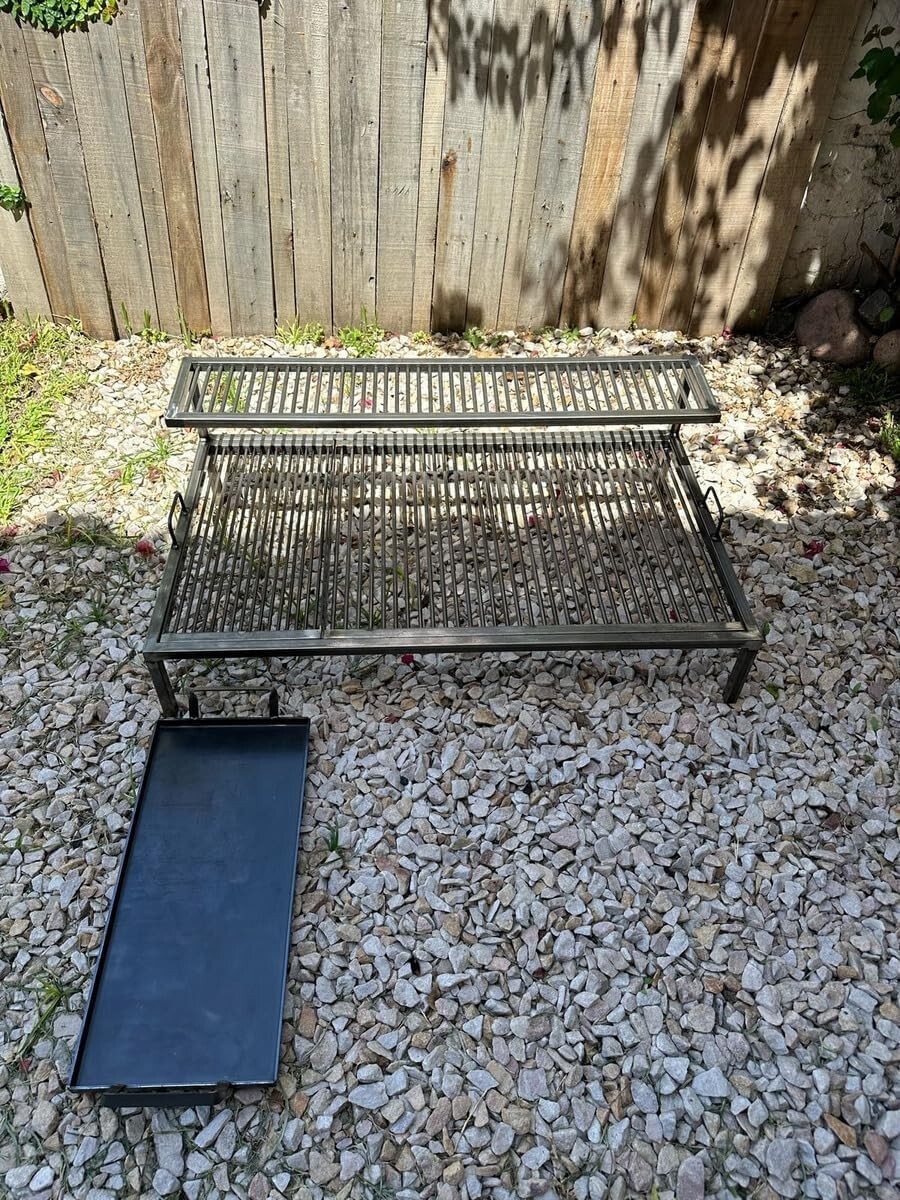 Luxury Argentine Grill with removable iron modules + Iron griddle | eBay
