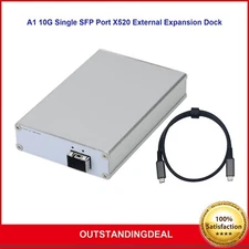 A1 10G SFP Port X520 Thunderbolt to Network Interface Controller Expansion Dock