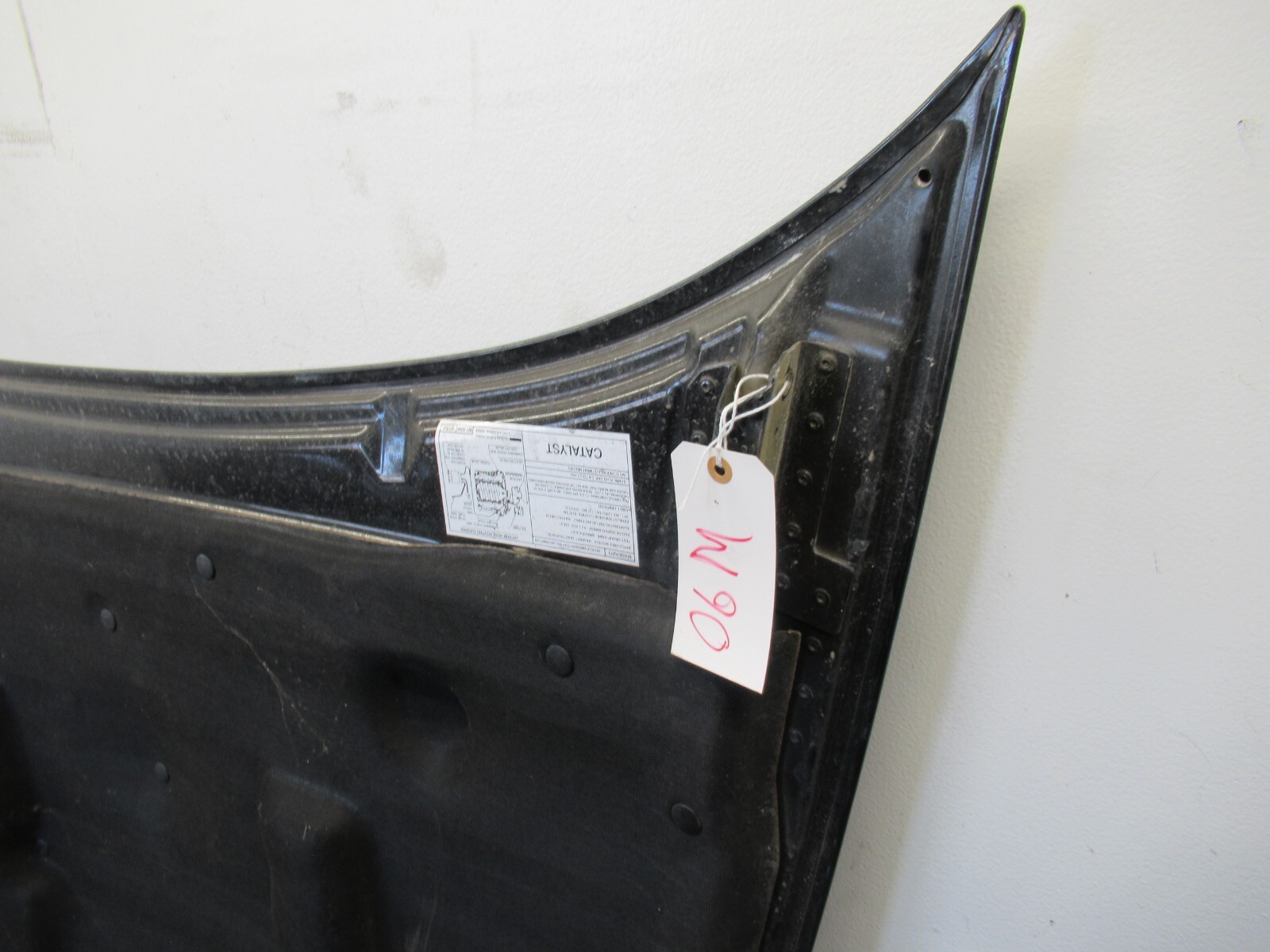04-12 MASERATI QUATTROPORTE FRONT HOOD BONNET BLACK OEM