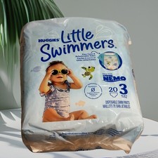 Huggies Little Swimmers Size 3 16-26 Lb Finding Nemo 20 Disposable Swimpant