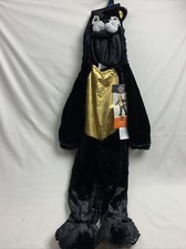 Hyde and Eek Boutique Black cat jumpsuit Plush Halloween Costume 18-24 mo NWT