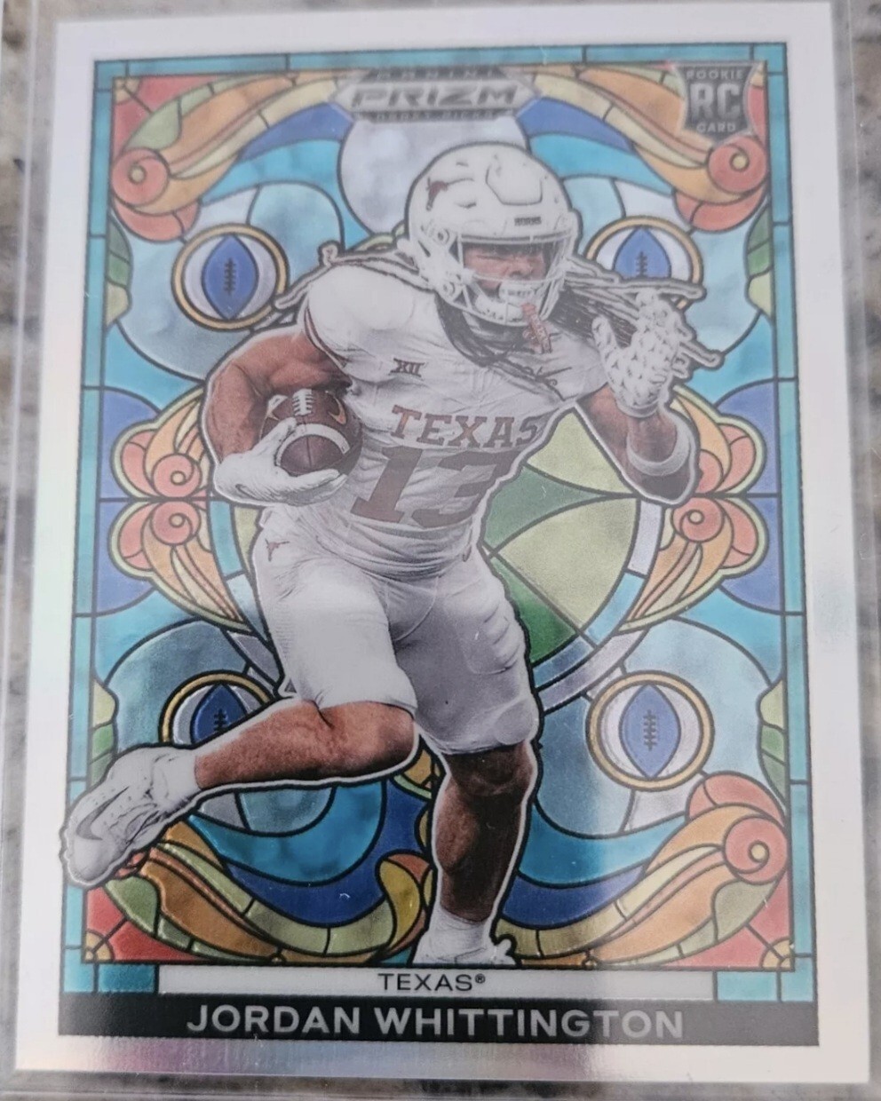 2024 Panini Prizm Draft Picks Stained Glass Jordan Whittington