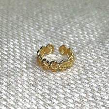 Seashell beach ocean wrap around adjustable summer ring