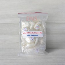 Bolsa de recarga de punta de uñas natural USN (500 puntas/bolsa) *Elige cualquier tamaño*