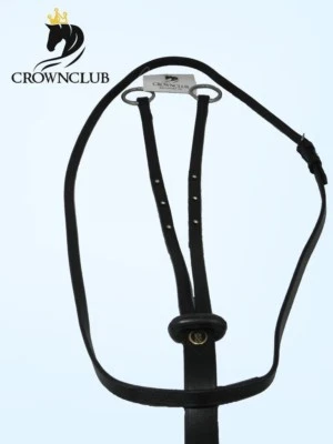 Martingal Strass Glitzer Leder Hilfszügel exklusiv by Crownclub Pony COB FULL