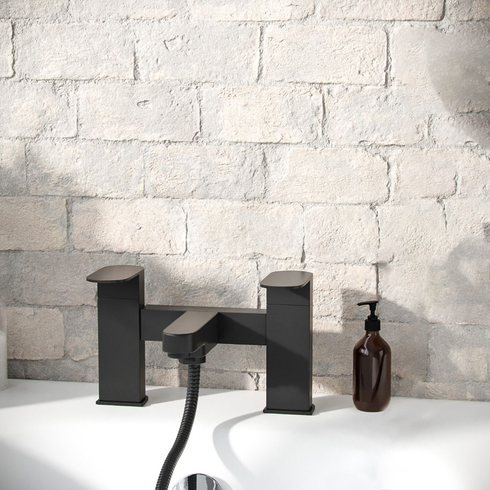 Modern Square Exposed Thermostatic Mixer Shower Set Shower Head And Ha - Foto 5