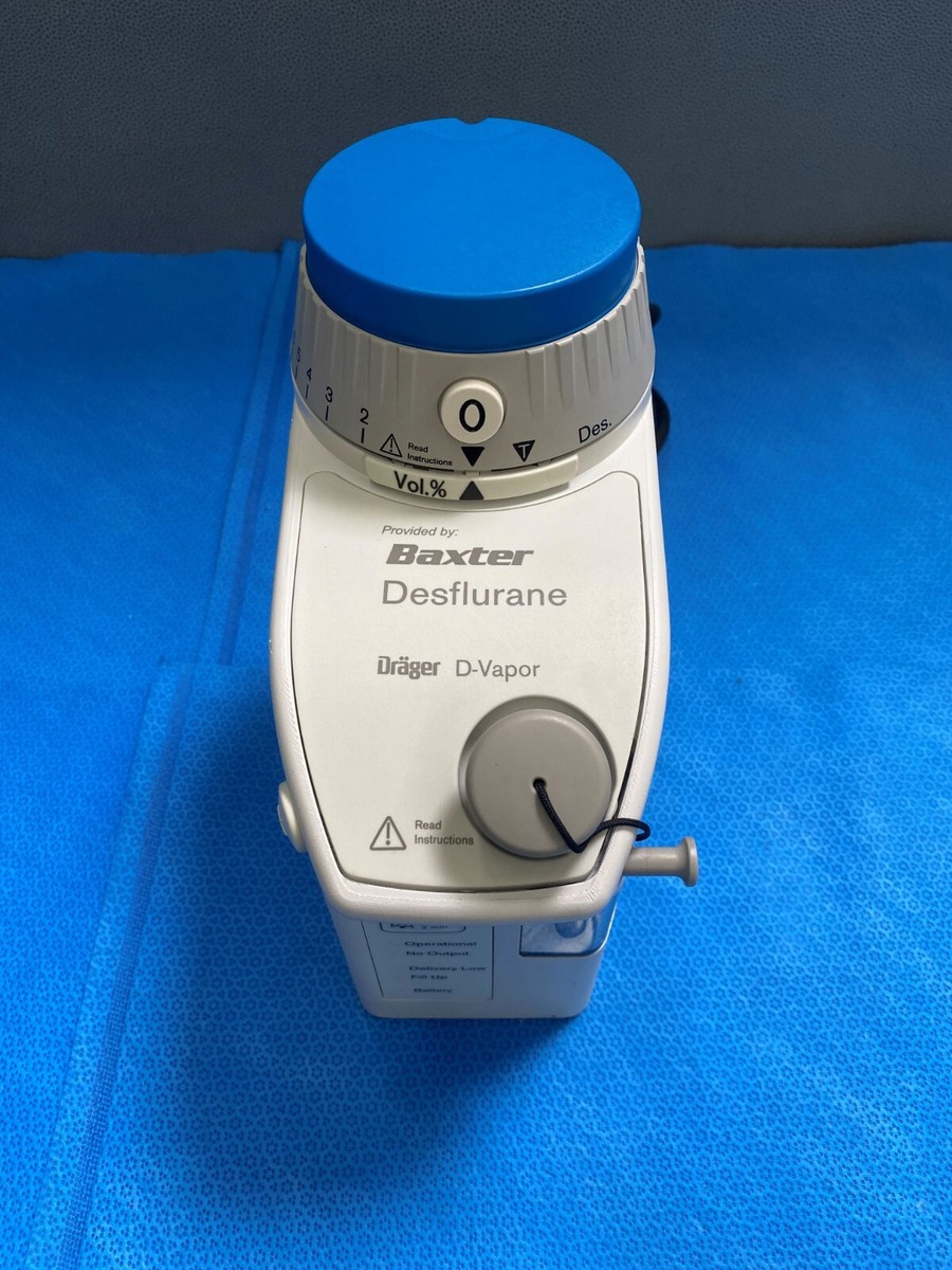 Baxter Drager D-Vapor Desflurane Vaporizer ref M35500-20 for sale online