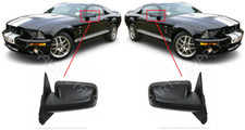 NUOVO PER FORD MUSTANG 2005 - 2009 SPECCHIETTO RETROVISORE ELETTRICO 3 PIN PRIMED COPPIA SET