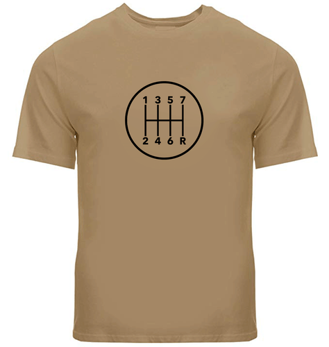 Manual Transmission Gears Shift Pattern 7 Speed Stick T-Shirt Manual Gearbox Car - Picture 30 of 34