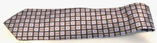 Van Heusen Tie -Blue, Gray, Black - Silk - Little Squares Pattern - New
