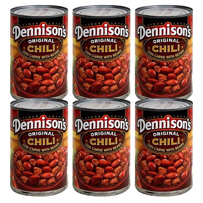 Dennison's, Original Chili Con Carne with Beans, 15oz Can (Pack of 6)