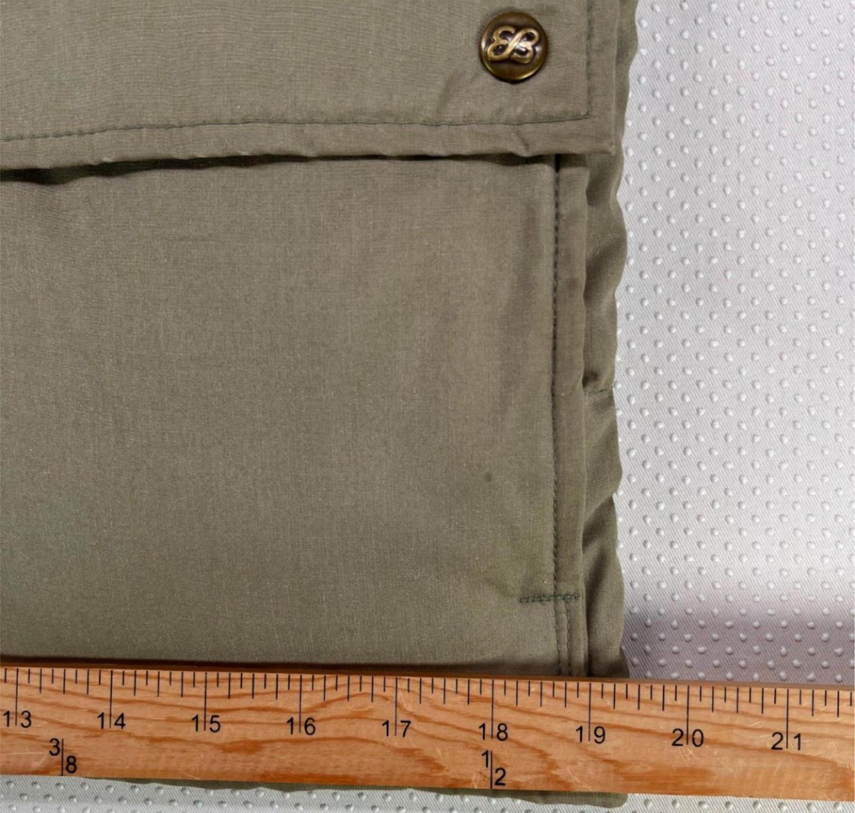 Eddie Bauer, Gilet homme, à capuche, duvet d'oie, marron