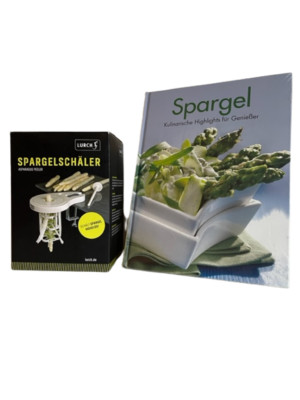 Asparagus Gift Set Recipe Book & Asparagus Peeler LURCH NEW OVP