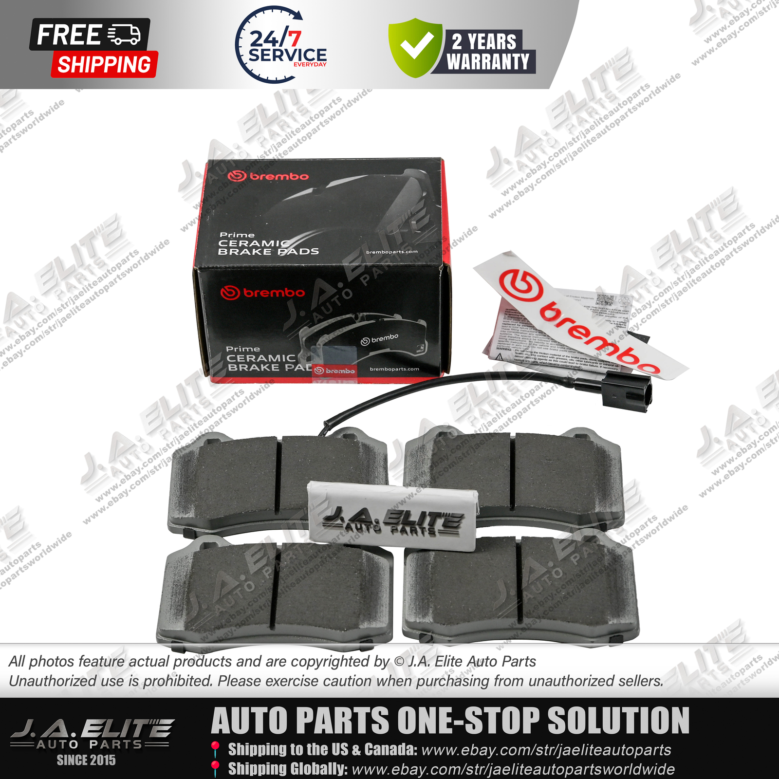 Genuine Brembo Rear Brake Pads Set for Maserati Ghibli Quattroporte,673010325/19