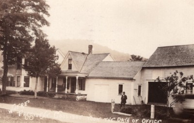 Vermont Plymouth Notch Calvin Coolidge Einweihung old Chalmers RPPC Photo 1924