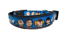 Peanuts Gang Dog Collar 1 inch Width Adjustable,cute dog collar Snoopy Inspired