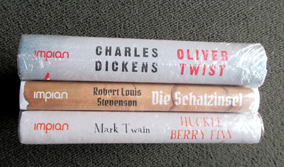 OVP / NEU ~ Mark Twain + Robert Louis Stevenson + Dickens - 3 Bücher VERLAGSNEU