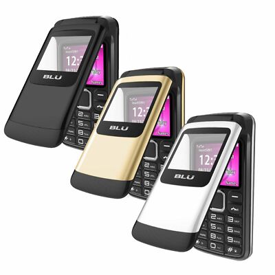 BLU Cell Phone w/ Number Keyboard Zoey Flex 3G Z170L 1.8''  GSM Unlocked Dual Sim