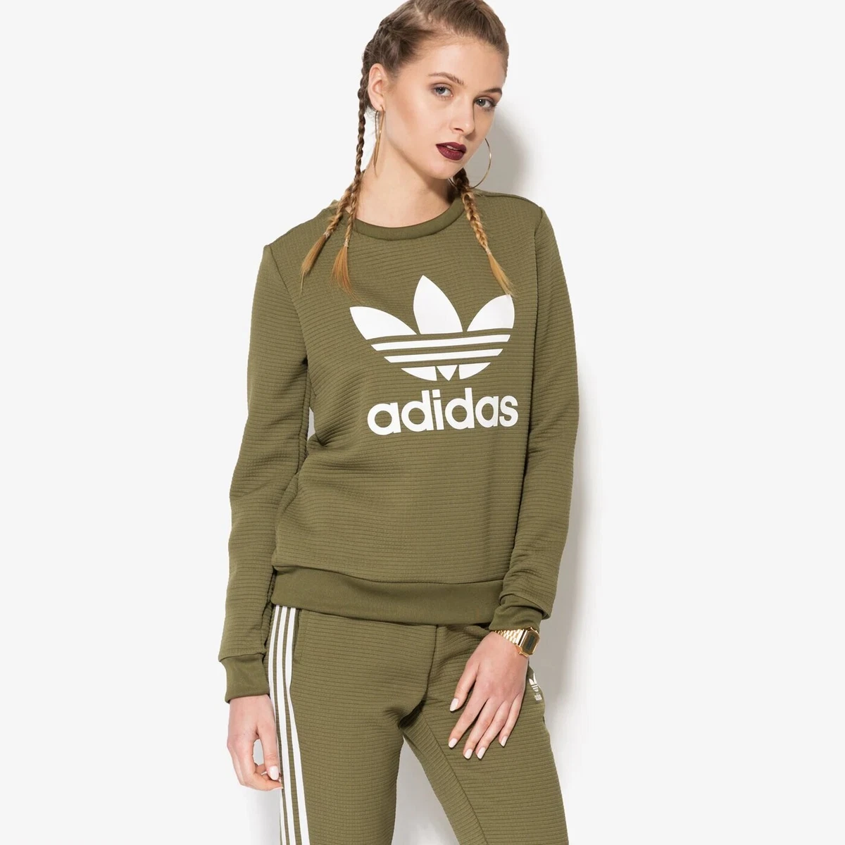 adidas khaki jumper