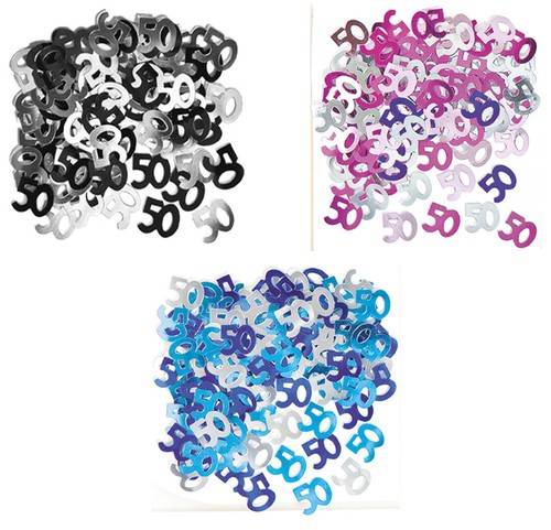 Party Tabletop Decoration Confetti Colours Pink Blue Black Ages 13-100 Also Hb - Picture 9 of 14