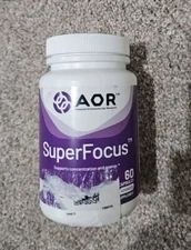 Advanced Orthomolecular Research AOR, SuperFocus, 60 Capsules