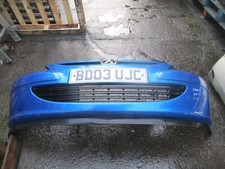 PEUGEOT 307 MK1 2003 REAR COMPLETE FRONT BUMPER BLUE