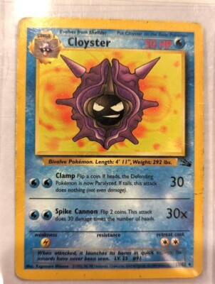 Pokmon TCG Cloyster 32 Regular 1st Edition | eBay Pokmon TCG Cloyster 32 Regular 1st Edition | eBay