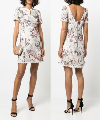 chinese dress ladies Lace Guipure Sleeveless A-line Midi Cocktail Dress